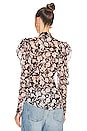 view 3 of 4 Amielie Floral Blouse in Apricot Floral