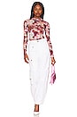 view 4 of 4 Lea Mesh Top in Tie Dye