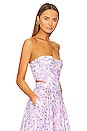 view 2 of 4 Mirabelle Floral Bustier in Lilac Floral