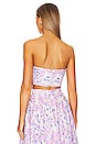view 3 of 4 Mirabelle Floral Bustier in Lilac Floral