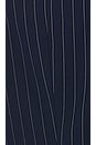 view 5 of 5 Asymmetric Pin Stripe Vest in Navy Stripe