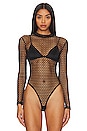 view 2 of 5 Aubree Lace Bodysuit in Black