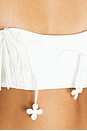 view 5 of 5 Marcelle Crop Top in Orchid White