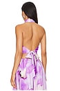 view 3 of 4 Alora Halter Top in Lavender Floral
