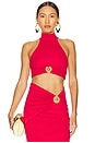 view 1 of 5 x REVOLVE Neve Sleeveless Knit Top in Deep Red