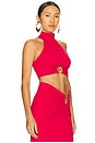 view 2 of 5 x REVOLVE Neve Sleeveless Knit Top in Deep Red