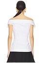 view 3 of 4 Eliora Button Front Top in Orchid Wht