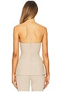view 3 of 4 Kylian Button Front Top in Tan