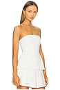 view 2 of 4 Helenia Longline Strapless Top in Orchid White