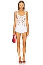 view 4 of 4 Rixton Printed Halter Top in Summer White Floral