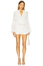view 4 of 5 BLUSA BORDADA CON VOLANTES in Orchid White