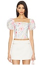 view 1 of 4 Sheyla Top in Summer White Floral