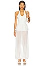 view 5 of 5 Trey Halter Neck Bodysuit in Orchid White