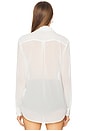 view 3 of 4 Jolanda Lace Trim Frill Shirt in Orchid White