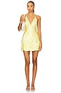 view 4 of 4 Yve Halter Neck Cami in Canary Yellow
