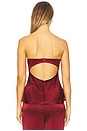 view 3 of 4 x REVOLVE Devin Satin Camisole in Burgundy