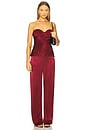 view 4 of 4 x REVOLVE Devin Satin Camisole in Burgundy