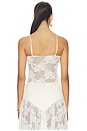 view 3 of 4 Hildie Sheer Lace Cami in Light Beige