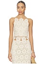 view 1 of 4 Veneta Crochet Top in Light Beige