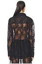 view 3 of 4 Aleida Oversized Lace Shirt in Black