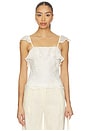 view 1 of 5 Lisette Frill Detail Cami in Ivory