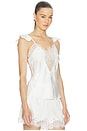 view 2 of 4 Ivy Lace Detail Camisole in Orchid White
