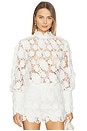 view 1 of 5 Lace Georgia Top in Ivory