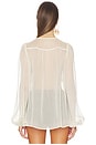 view 3 of 4 Ashton Sheer Blouse in Ivory