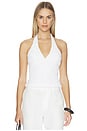 view 1 of 5 Paola Crochet Lace Halter Top in Ivory