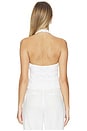 view 3 of 5 Paola Crochet Lace Halter Top in Ivory