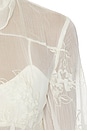 view 6 of 5 Anyssa Ruffle Blouse in Ivory
