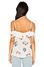 view 3 of 4 Floral Wrap Top in Dawn Floral