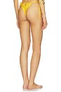 view 3 of 4 Leala Ring Detail Bikini Bottoms in Marigold