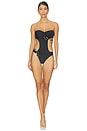 view 1 of 4 Tyra Strapless One Piece in Black
