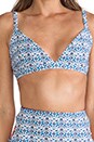view 5 of 5 HAUT DE MAILLOT DE BAIN CALITA in Print & Baby Blue