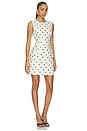 view 2 of 4 Amayah Dress in Egret Creme Dot