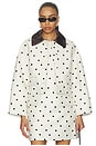 view 1 of 5 Bebeth Jacket in Egret Creme Dot