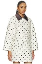 view 3 of 5 Bebeth Jacket in Egret Creme Dot