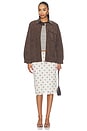 view 5 of 5 CHAQUETA BELINE  in Coffee Bean Brown