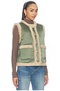 view 4 of 6 Bellisa Waistcoat in Thyme