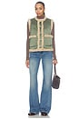 view 6 of 6 Bellisa Waistcoat in Thyme
