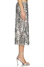 view 3 of 6 Shania Skirt in Grey Sequins