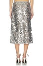 view 4 of 6 Shania Skirt in Grey Sequins