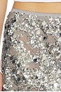 view 6 of 6 Shania Skirt in Grey Sequins
