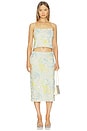 view 5 of 6 Jolette Skirt in Pastel Sequins Flower