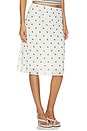 view 2 of 6 Jessika Skirt in Egret Creme Dot