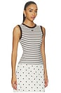 view 2 of 5 Jolen Top in Coffee Bean Stripe