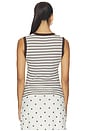 view 3 of 5 Jolen Top in Coffee Bean Stripe