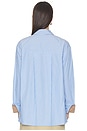 view 3 of 5 Melinda Top in Light Blue	Stripe