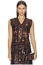 view 1 of 5 Manire Tank in Coffee Bean Brown